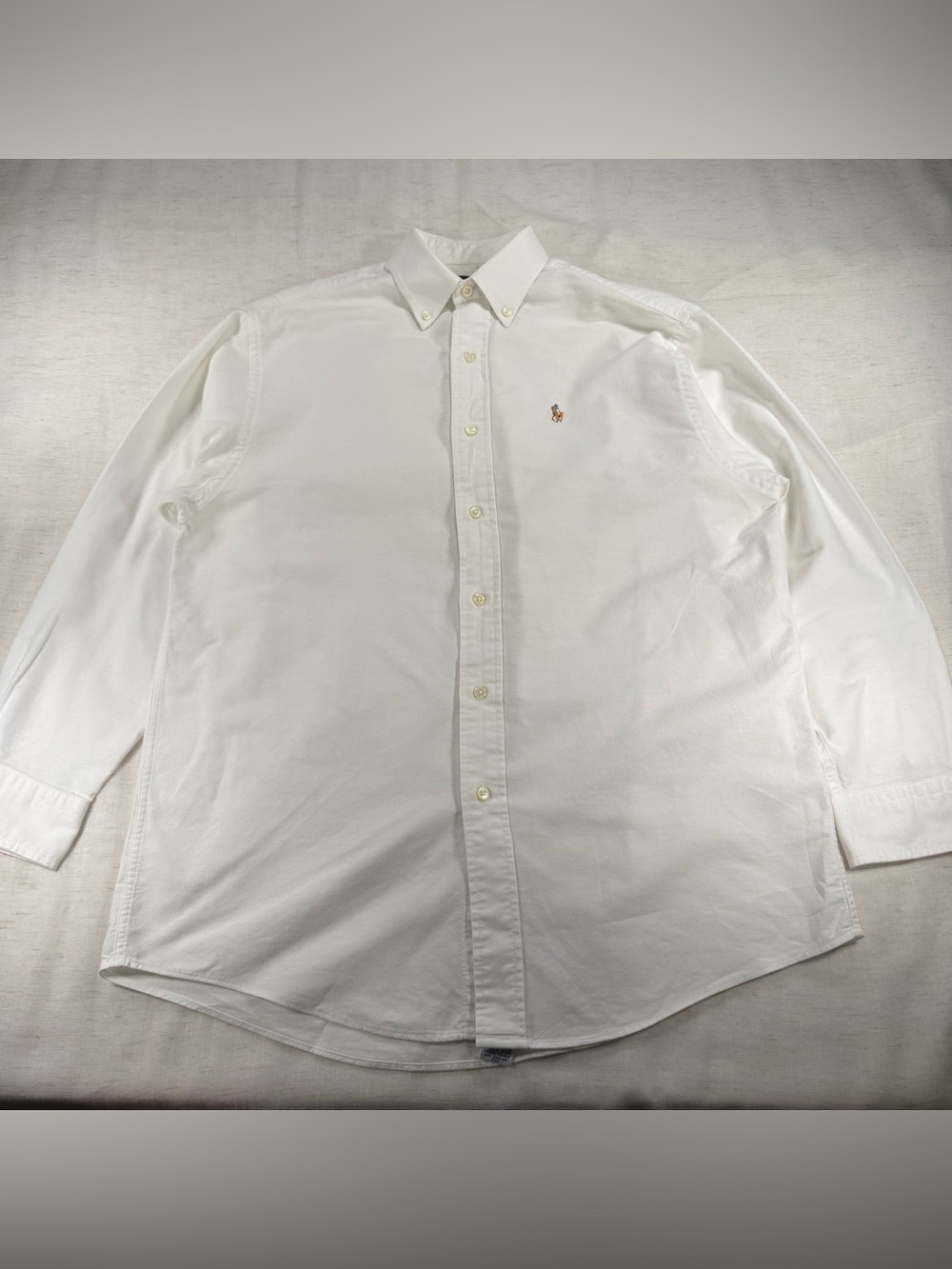 Ralph Lauren Men's White Button-Down Shirt - Classic Oxford